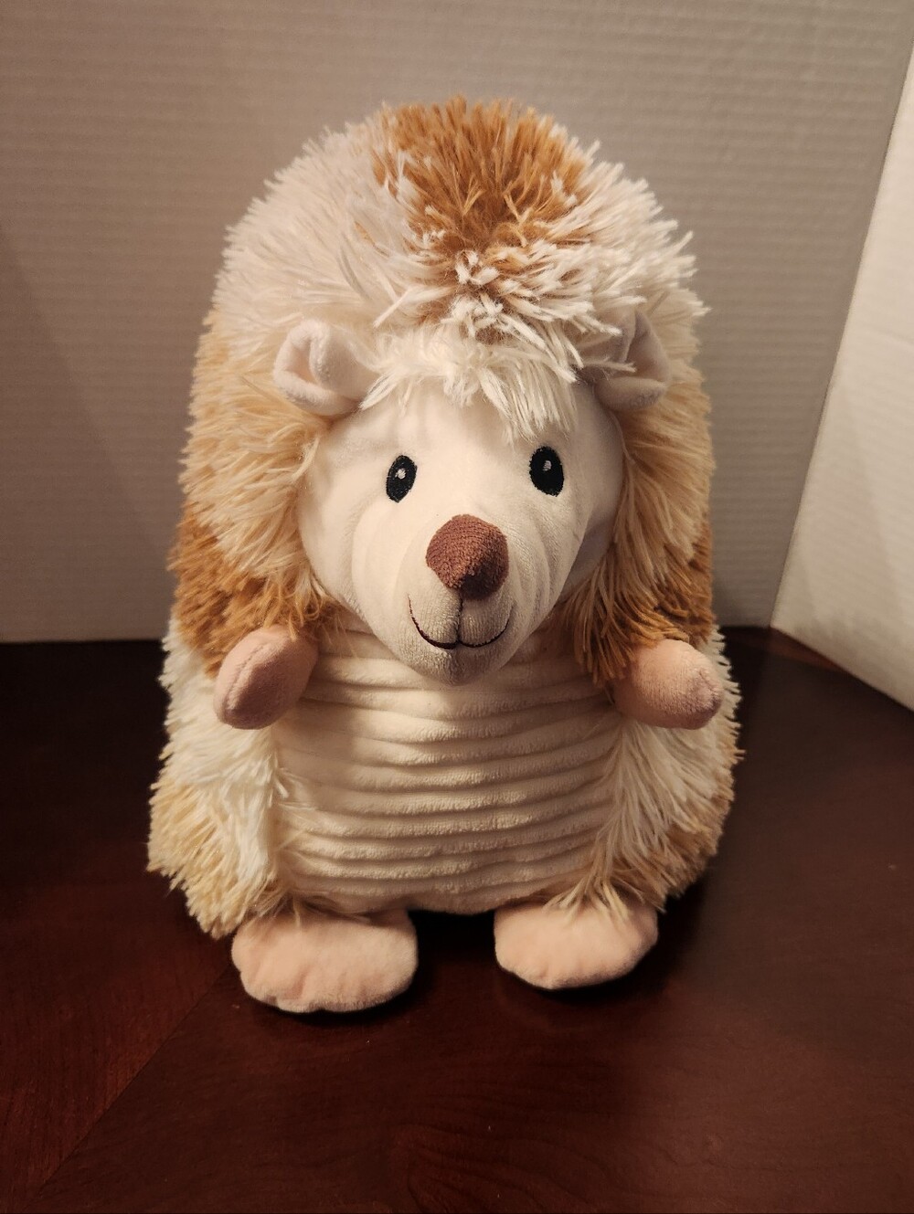 Walgreens Exclusive Brown Cream Hedgehog Plush Stuffed Animal - Retired Item